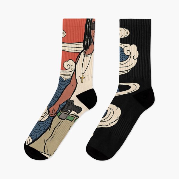 Item preview, Grove Street Grand Theft Auto San Andreas Ukiyo-e Gamer Graphic Tee designed and sold by Senpaiwaves.