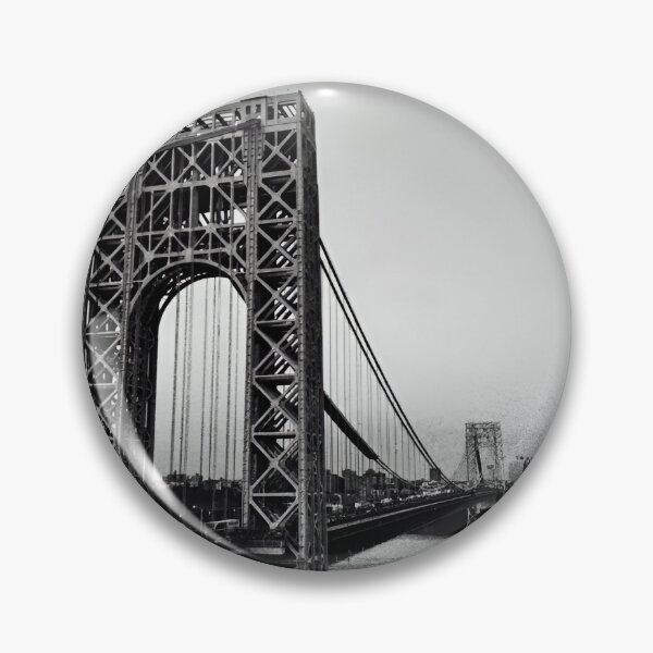 Item preview, George Washington Bridge Black and White designed and sold by Chloebelle311.