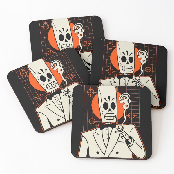 Item preview, Manny Calavera Grim Fandango Techwear Gaming Graphic Tee designed and sold by Senpaiwaves.