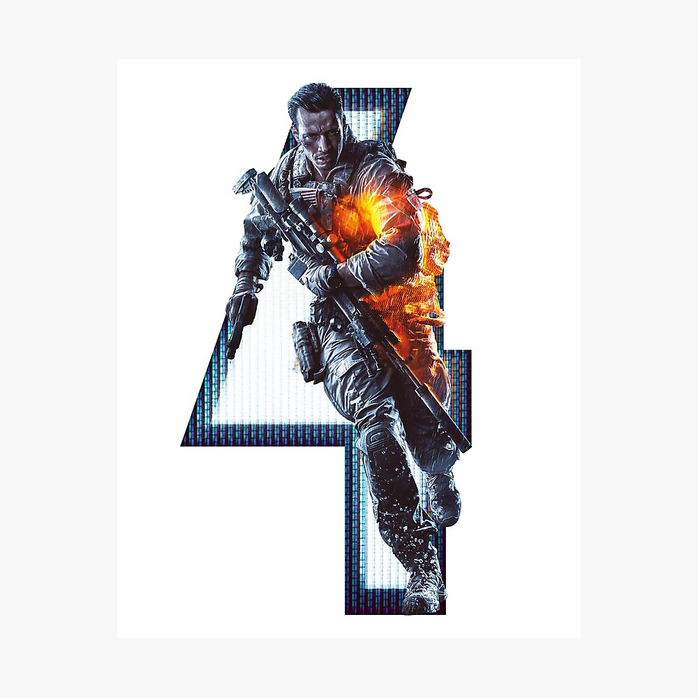 Battlefield 4 Poster By Lojafps Redbubble