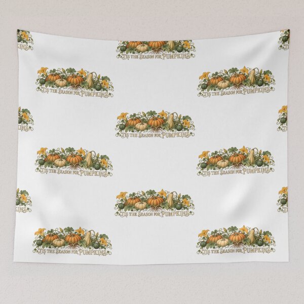 Item preview, ’Tis the Season for Pumpkins – Vintage Botanical Autumn designed and sold by Znamira.