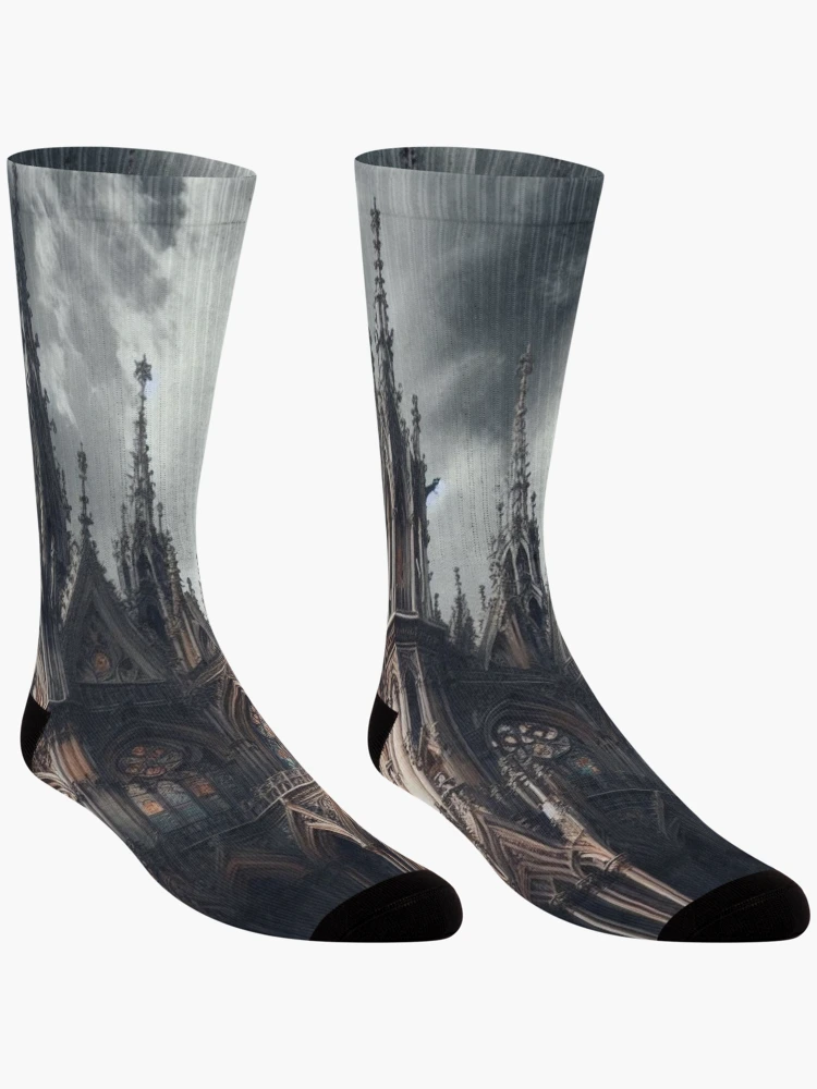Thumbnail 3 of 5, Socks, Gothic structure designed and sold by IntellectWork.