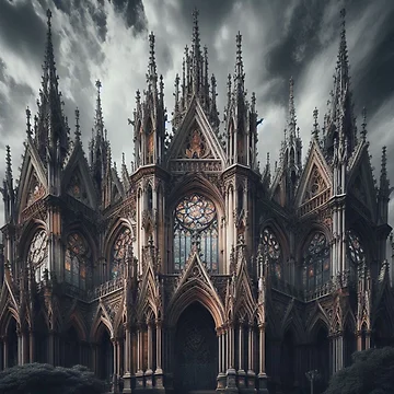 Artwork thumbnail, Gothic structure by IntellectWork