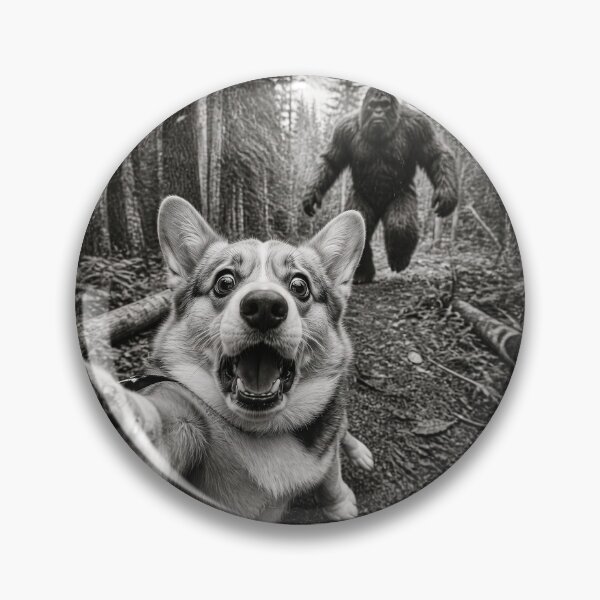 Item preview, Corgi and Bigfoot Meme designed and sold by Darkifun.