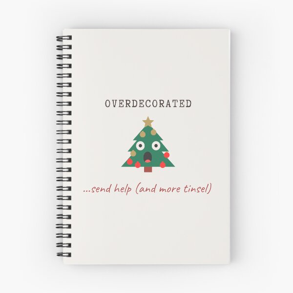 Item preview, Overdecorated Funny Christmas Tree Holiday Card designed and sold by OlhaTironArt.