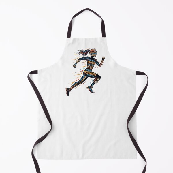 Item preview, Woman Running Motivational Words for Runners designed and sold by countrymouse.