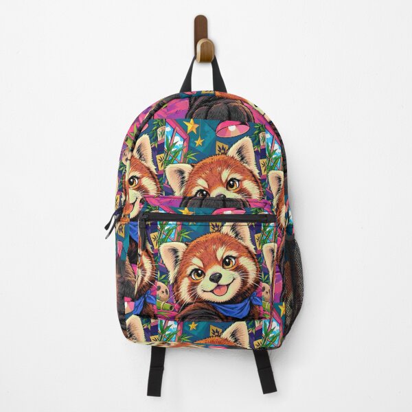 Item preview, Red Panda Selfie Cute Animal Paw Happy Wildlife Art designed and sold by Neon Bones Studio.