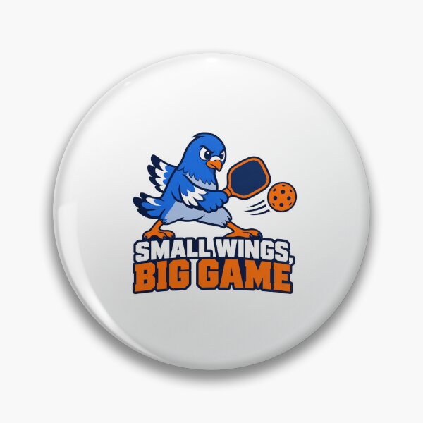 Item preview, Small Wings Big Game Funny Pickleball Pigeon designed and sold by TeNovaStudio.