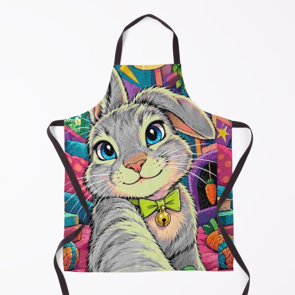Item preview, Rabbit Selfie Cute Bunny Paw Happy Pet Animal Art designed and sold by Neon Bones Studio.