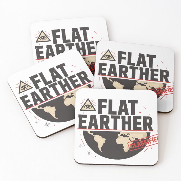 Item preview, Flat Earther Conspiracy Club - Vintage Propaganda Style designed and sold by EASY-VIBES.
