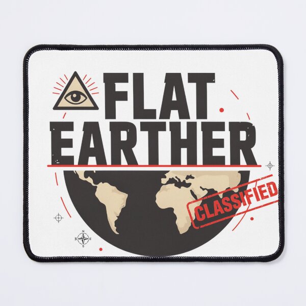 Item preview, Flat Earther Conspiracy Club - Vintage Propaganda Style designed and sold by EASY-VIBES.