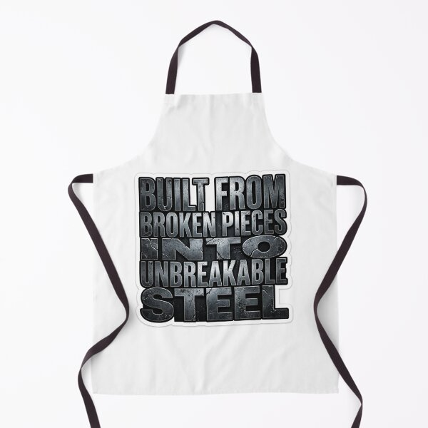Item preview, Built From Broken Pieces Unbreakable Steel Sticker designed and sold by Plot Twist Supply.