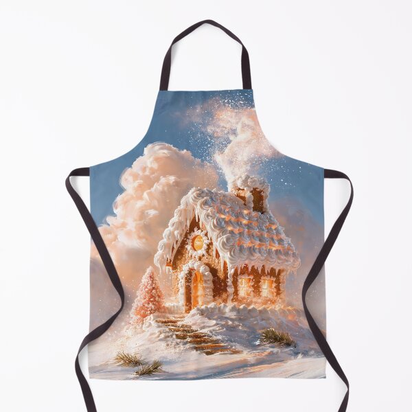 Item preview, Iced Gingerbread Cottage with Chimney Smoke designed and sold by VisionaryVeils.