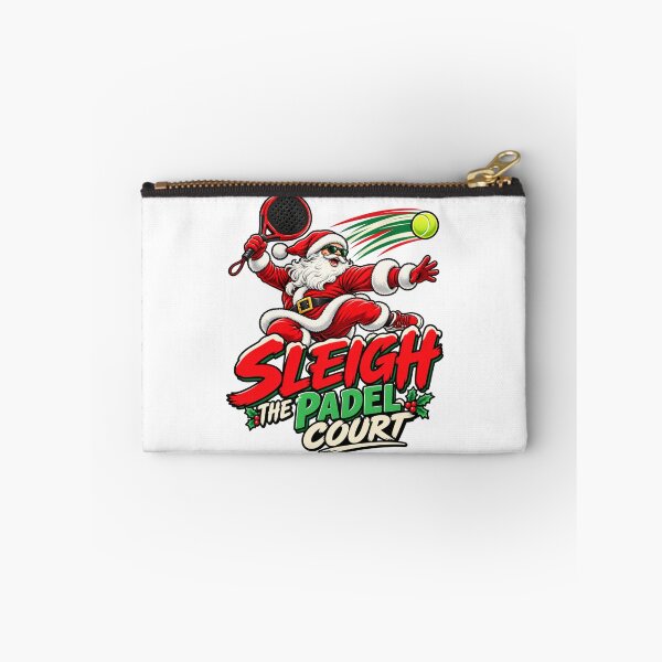 Item preview, Sleigh The Padel Court Funny Padel Christmas Santa designed and sold by WeirdlyMild.