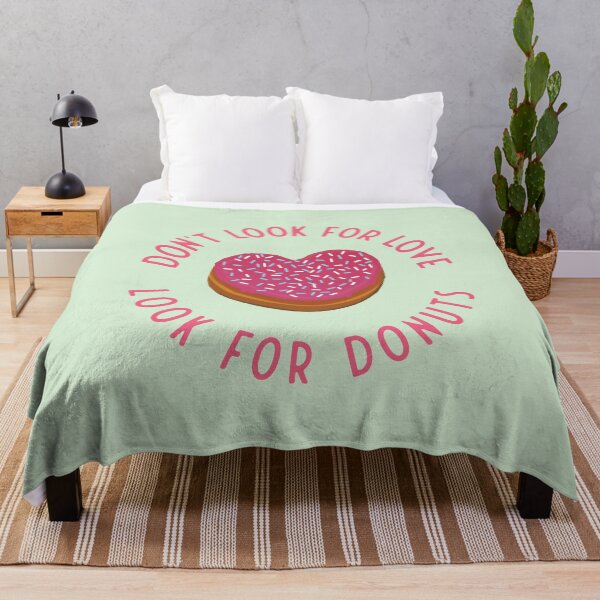 Item preview, Don't Look for Love, Look for Donuts - Pink Heart Donut designed and sold by knappidesign.