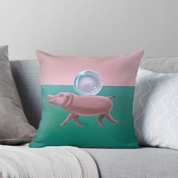 Item preview, Hippopotamus 2 - Beneath the Surface designed and sold by SB_Kunst.