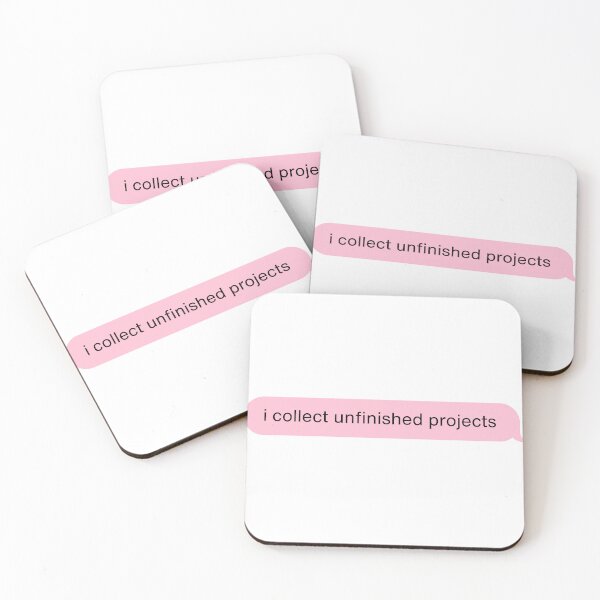 Item preview, i collect unfinished projects ♡pink♡ designed and sold by BookishCharmCo.