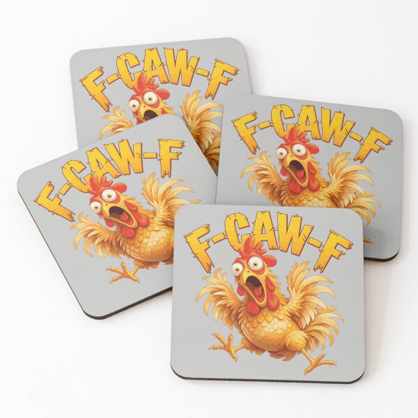 Item preview, Funny F-Caw-F Chicken Graphic Sarcastic Bird designed and sold by FloraPlantTees.