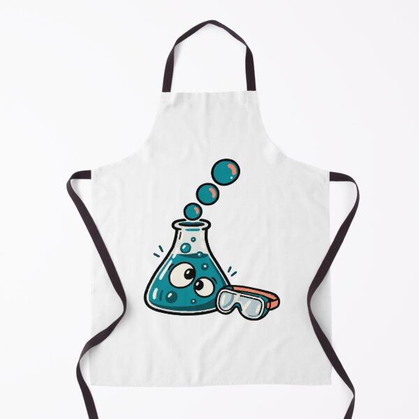 Item preview, Kawaii Science Flask With Bubble Hairdo Chemistry Teacher Humor designed and sold by ThreadQuirk.