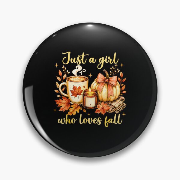 Item preview, Just A Girl Who Loves Fall Cozy Pumpkin Spice Candle Autumn Leaves designed and sold by Brasovbit.