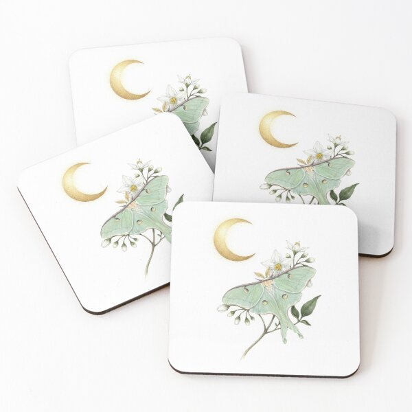 Item preview, Celestial Luna Moth And Crescent Moon designed and sold by Rahat3344.