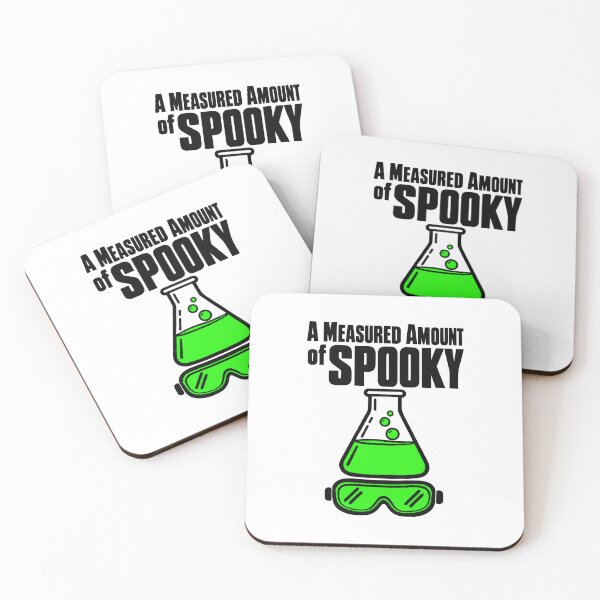 Item preview, A Measured Amount of Spooky Chemistry Flask Halloween Humor designed and sold by ThreadQuirk.