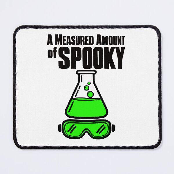 Item preview, A Measured Amount of Spooky Chemistry Flask Halloween Humor designed and sold by ThreadQuirk.