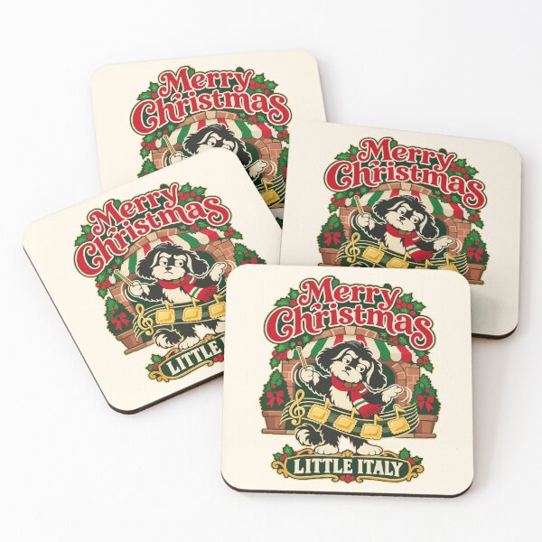 Item preview, Duke directs Christmas ravioli over lit-up Little Italy designed and sold by TaruHonu.