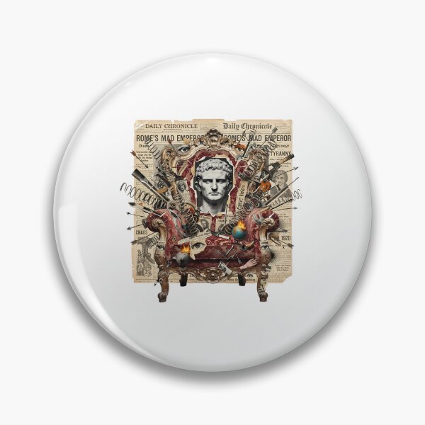 Item preview, Caligula Roman Emperor Vintage Collage Art designed and sold by OzzFrequency.