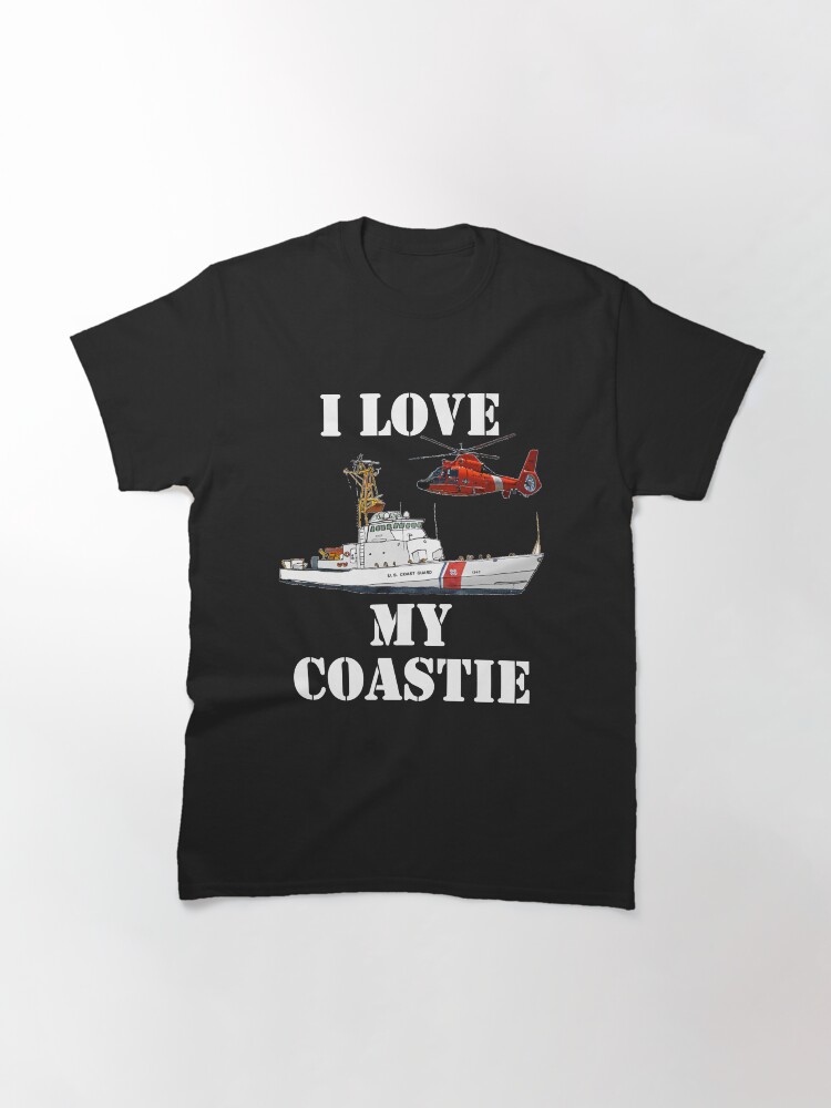 Alternate view of I Love My Coastie Design by MbrancoDesigns Classic T-Shirt