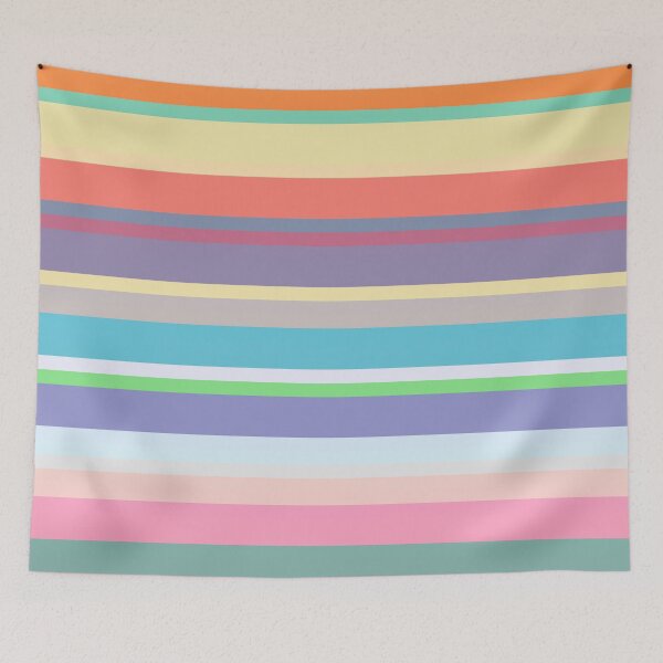 Item preview, Abstract Pastel Rainbow Horizontal Stripes designed and sold by TwelveParties.