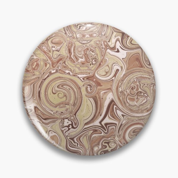 Item preview, Taupe Hydrangea Fractal Circles designed and sold by SXW Designs.