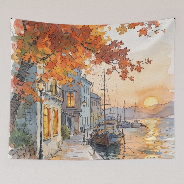 Item preview, Sunset in the Harbour designed and sold by sid1802.