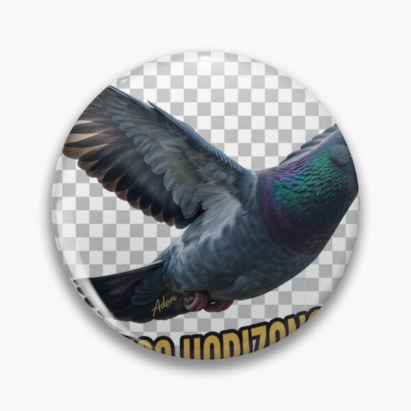Item preview, Smooth Horizons Ahead Flying Pigeon Bird designed and sold by Adom-Fashon.