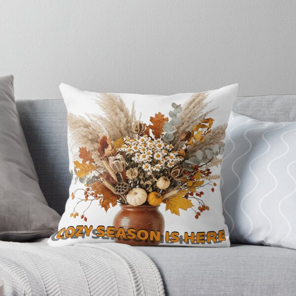Item preview, Cozy Season Is Here Autumn Floral Bouquet Dried Flowers designed and sold by hepopatterns.