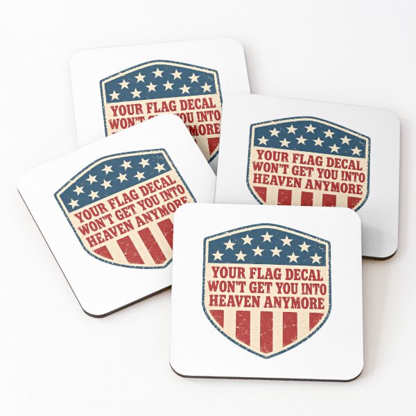 Item preview, Your Flag Decal Won't Get You Into Heaven Anymore designed and sold by AncientClouds25.
