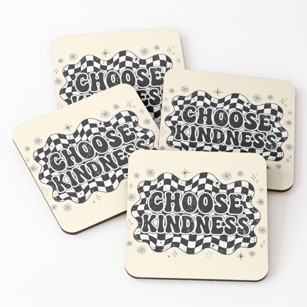 Item preview, Motivation Teacher Choose Kindness Checkered Retro Floral designed and sold by Yellowriversss.