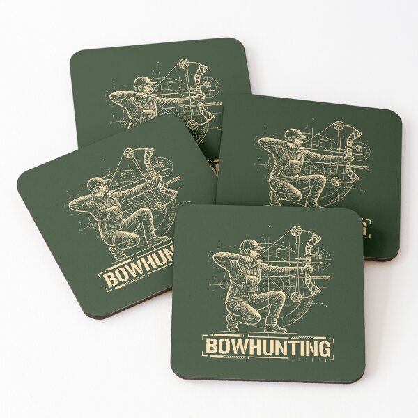Item preview, Bowhunting Compound Bow Technical Blueprint Hunter Tactical Graphic designed and sold by KiwiRider.