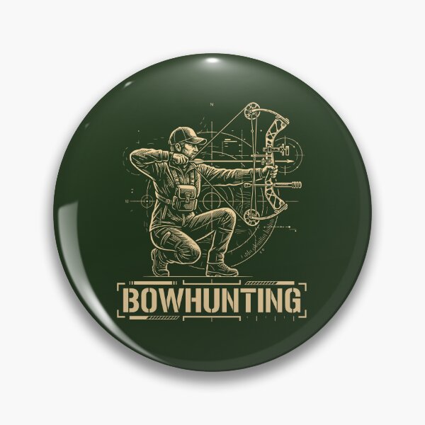 Item preview, Bowhunting Compound Bow Technical Blueprint Hunter Tactical Graphic designed and sold by KiwiRider.