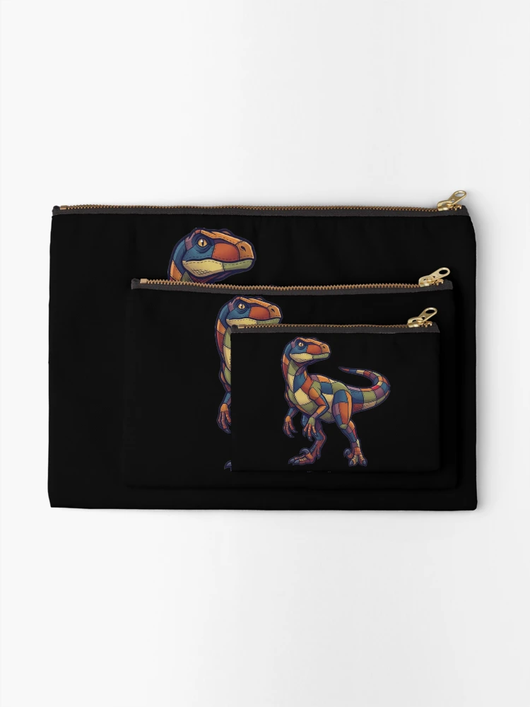 Thumbnail 2 of 4, Zipper Pouch, dinosaur designed and sold by ReneMM.