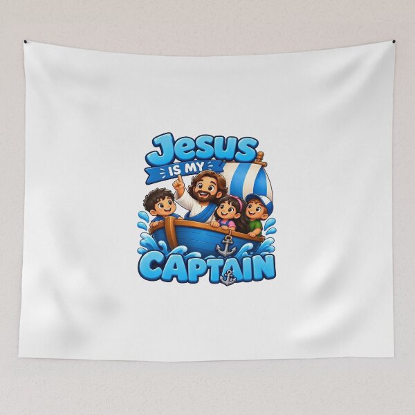 Item preview, Jesus Is My Captain designed and sold by BladiWChampion.