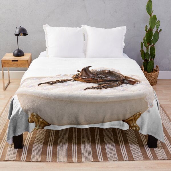 Item preview, Pampered Rhinoceros Beetle Bathtub designed and sold by Sillytoe.