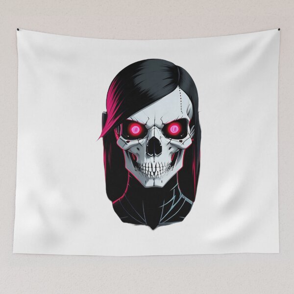 Item preview, Glowing Red-Eyed Skull Woman designed and sold by For-Cat Studio.
