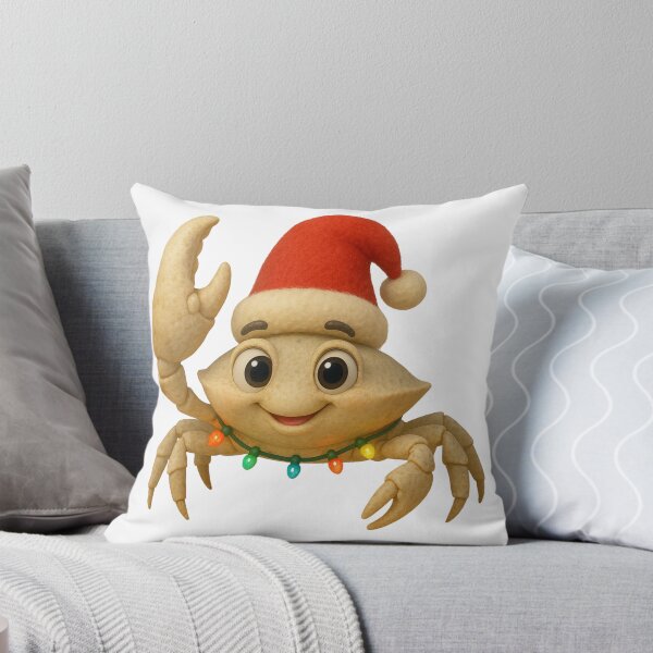 Item preview, Jolly Ghost Crab Christmas designed and sold by Sillytoe.