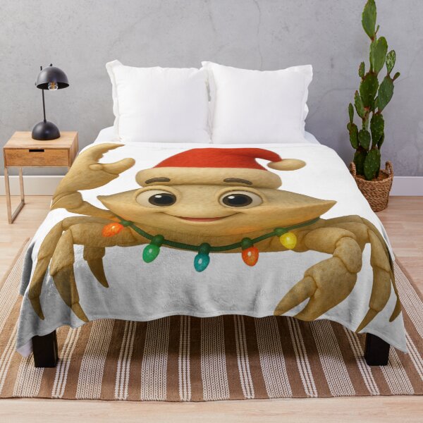 Item preview, Jolly Ghost Crab Christmas designed and sold by Sillytoe.