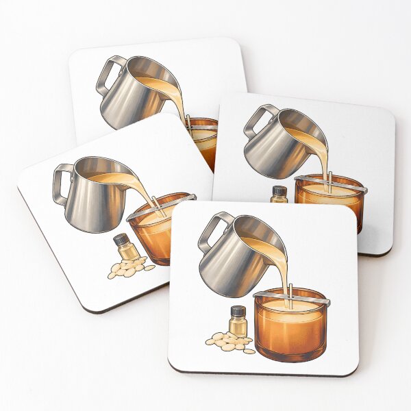 Item preview, Candle Maker Pouring Wax Ritual designed and sold by Philippa Shop.