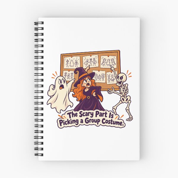 Item preview, The Scary Part Is Picking a Group Costume Halloween Group Humor designed and sold by ThreadQuirk.