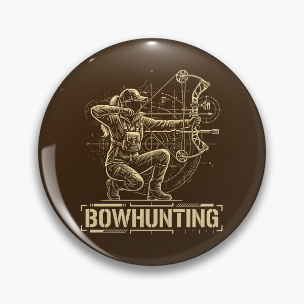 Item preview, Bowhunting Huntress Compound Bow Technical Blueprint Tactical Graphic    designed and sold by KiwiRider.
