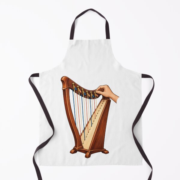 Item preview, Lever Harp Player Changing Notes designed and sold by Philippa Shop.