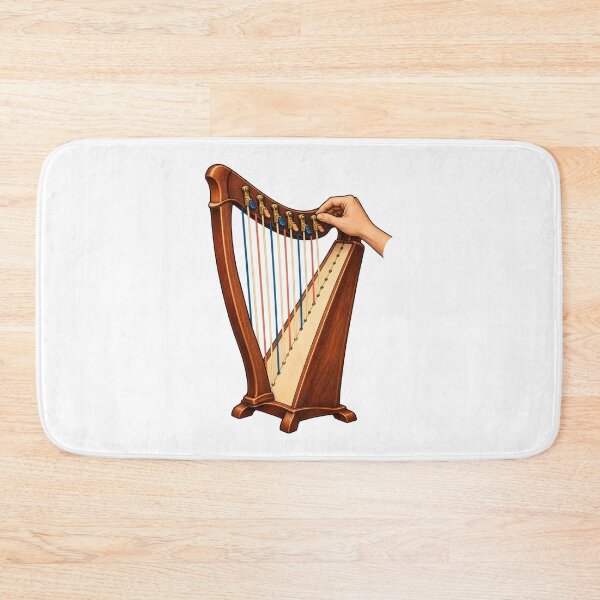 Item preview, Lever Harp Player Changing Notes designed and sold by Philippa Shop.
